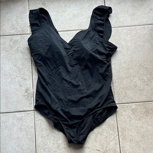 Time and Tru Charcoal Swimsuit